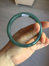 Load image into Gallery viewer, 59.9mm Certified Type A 100% Natural dark green/blue/gray/black Guatemala Jadeite jade bangle AY89-5760