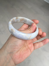 Load image into Gallery viewer, 59mm Certified Type A 100% Natural light purple yellow jadeite jade bangle BM100-4475