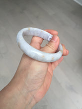 Load image into Gallery viewer, 59mm Certified Type A 100% Natural light purple yellow jadeite jade bangle BM99-4482