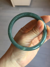 Load image into Gallery viewer, 59.9mm Certified Type A 100% Natural dark green/blue/gray/black Guatemala Jadeite jade bangle AY89-5760