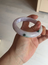 Load image into Gallery viewer, SOld! pleae don't order. Thanks. 55mm certified 100% natural type A sunny green/purple jadeite jade bangle BN86-8721