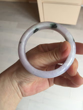 Load image into Gallery viewer, SOld! pleae don't order. Thanks. 55mm certified 100% natural type A sunny green/purple jadeite jade bangle BN86-8721