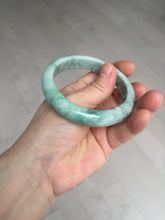 Load image into Gallery viewer, 56mm 100% natural type A sunny green jadeite jade bangle BM97