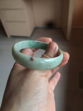 Load image into Gallery viewer, 52.5mm certified 100% natural Type A sunny green red yellow thin jadeite jade bangle GL19-1-4129