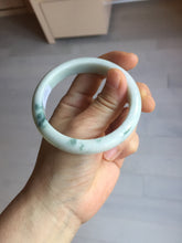 Load image into Gallery viewer, 55.5mm certified 100% natural Type A green white jadeite bangle PD154-6315