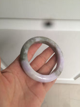 Load image into Gallery viewer, 56.4mm Certified 100% natural Type A green/white/purple/brown jadeite jade bangle AX94-5196
