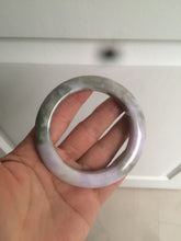 Load image into Gallery viewer, 56.4mm Certified 100% natural Type A green/white/purple/brown jadeite jade bangle AX94-5196
