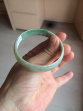 Load image into Gallery viewer, 52.5mm certified 100% natural Type A sunny green red yellow thin jadeite jade bangle GL19-1-4129