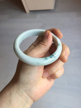Load image into Gallery viewer, 55.5mm certified 100% natural Type A green white jadeite bangle PD154-6315