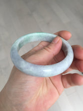 Load image into Gallery viewer, 59mm Certified Type A 100% Natural sunny green purple Jadeite Jade bangle BP39-1184