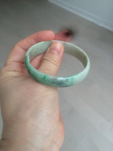 Load image into Gallery viewer, 52.5mm certified 100% natural Type A sunny green red yellow thin jadeite jade bangle GL19-1-4129
