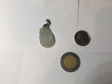 Load image into Gallery viewer, 100% Natural type A icy watery light green/clear Jadeite Jade seashell (福贝) pendant F149