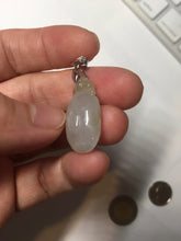 Load image into Gallery viewer, 100% Natural type A icy watery light green/clear Jadeite Jade seashell (福贝) pendant F149