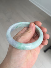 Load image into Gallery viewer, 59mm Certified Type A 100% Natural sunny green purple Jadeite Jade bangle BP40-1180