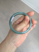 Load image into Gallery viewer, 54.2mm Certified Type A 100% Natural dark green/blue/gray/black Guatemala Jadeite jade bangle BM16-1449