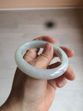 Load image into Gallery viewer, 55.8mm Certified type A 100% Natural icy watery light green red Jadeite Jade bangle AZ64-5067