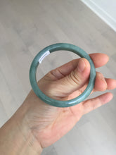 Load image into Gallery viewer, 54.2mm Certified Type A 100% Natural dark green/blue/gray/black Guatemala Jadeite jade bangle BM16-1449