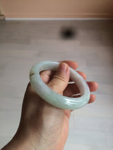 Load image into Gallery viewer, 55.8mm Certified type A 100% Natural icy watery light green red Jadeite Jade bangle AZ64-5067