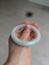 Load image into Gallery viewer, 55.8mm Certified type A 100% Natural icy watery light green red Jadeite Jade bangle AZ64-5067