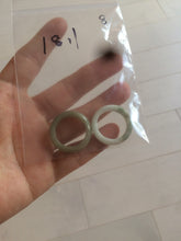 Load image into Gallery viewer, 100% natural type A green/white/yellow/dark green jadeite jade band ring Q150 (Add on item, not sale individually.)