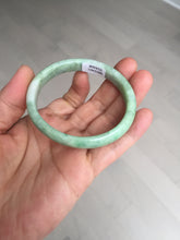 Load image into Gallery viewer, 47.5mm Certified type A 100% Natural sunny green Jadeite Jade bangle BM93-4468