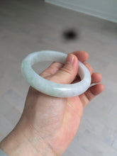 Load image into Gallery viewer, 55.8mm Certified type A 100% Natural icy watery light green red Jadeite Jade bangle AZ64-5067
