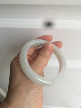 Load image into Gallery viewer, 55.8mm Certified type A 100% Natural icy watery light green red Jadeite Jade bangle AZ64-5067