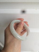 Load image into Gallery viewer, 55.8mm Certified type A 100% Natural icy watery light green red Jadeite Jade bangle AZ64-5067