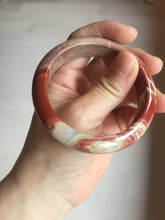 Load image into Gallery viewer, 55mm 100% natural red jasper stone(红碧玉,鸡血石) bangle XY102