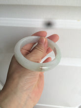 Load image into Gallery viewer, 55.8mm Certified type A 100% Natural icy watery light green red Jadeite Jade bangle AZ64-5067