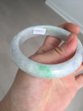 Load image into Gallery viewer, 57.2mm Certified Type A 100% Natural sunny green purple Jadeite Jade bangle BP43-0620