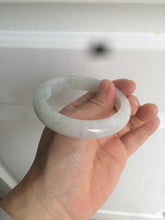 Load image into Gallery viewer, 55.8mm Certified type A 100% Natural icy watery light green red Jadeite Jade bangle AZ64-5067