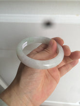 Load image into Gallery viewer, 55.8mm Certified type A 100% Natural icy watery light green red Jadeite Jade bangle AZ64-5067