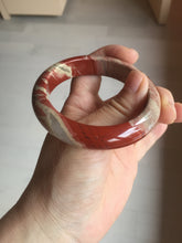 Load image into Gallery viewer, 55mm 100% natural red jasper stone(红碧玉,鸡血石) bangle XY102