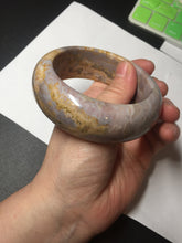 Load image into Gallery viewer, 57.8mm 100% natural red/orange/purple/pink chubby Sardonyx(战国红) bangle SY72