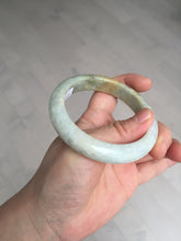 Load image into Gallery viewer, 56.1mm 100% natural certified light green yellow purple jadeite jade bangle BM92-9766