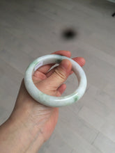 Load image into Gallery viewer, 57mm certified Type A 100% Natural green/red/white jadeite jade bangle BF38-1465