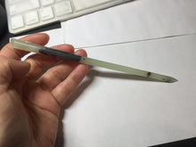 Load image into Gallery viewer, 16.5 cm 100% Natural light green yellow black Xiu Jade (Serpentine) Hairpin AW50 Add on item