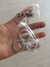 Load image into Gallery viewer, 100% natural type A green/white/yellow/dark green jadeite jade band ring Q150 (Add on item, not sale individually.)