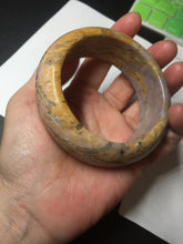 Load image into Gallery viewer, 57.8mm 100% natural red/orange/purple/pink chubby Sardonyx(战国红) bangle SY72