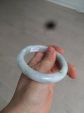 Load image into Gallery viewer, 56.8mm Certified Type A 100% Natural yellow/purple/green(FU LU SHOU) Jadeite Jade bangle AC87-0747