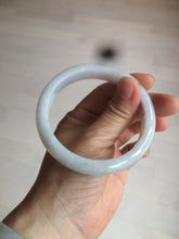 Load image into Gallery viewer, 58.9mm Certified Type A 100% Natural white/green/light purple Jadeite Jade bangle AZ23-5073