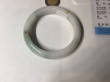 Load image into Gallery viewer, 52.2mm 100% natural certified sunny green/white(白底青) jadeite jade bangle BL34-5237