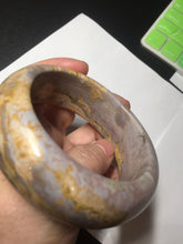 Load image into Gallery viewer, 57.8mm 100% natural red/orange/purple/pink chubby Sardonyx(战国红) bangle SY72