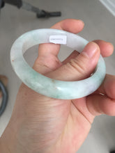 Load image into Gallery viewer, 56.5mm 100% natural type A green/white/purple/red (FU LU SHOU) jadeite jade bangle BP54-0621