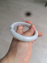Load image into Gallery viewer, 58.9mm Certified Type A 100% Natural white/green/light purple Jadeite Jade bangle AZ23-5073