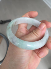 Load image into Gallery viewer, 56.5mm 100% natural type A green/white/purple/red (FU LU SHOU) jadeite jade bangle BP54-0621