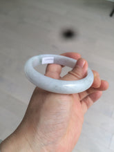 Load image into Gallery viewer, 58.9mm Certified Type A 100% Natural white/green/light purple Jadeite Jade bangle AZ23-5073