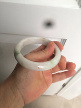 Load image into Gallery viewer, 57mm certified Type A 100% Natural green/red/white jadeite jade bangle BF38-1465