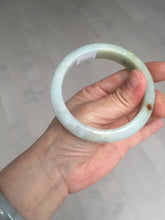 Load image into Gallery viewer, 55.4mm certified Type A 100% Natural green/yellow/purple/red Jadeite Jade bangle BM91-9786
